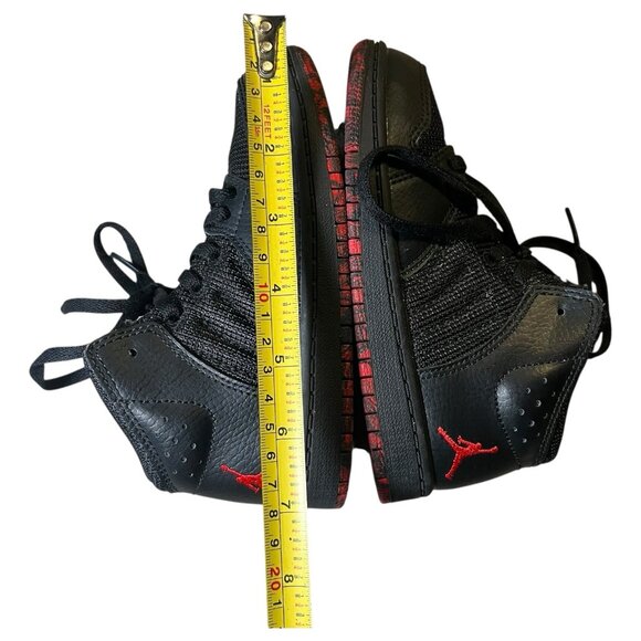 Nike Air Jordan 1 Flight 4 Kids 11C Black Red Basketball Shoes 828243-066 - Picture 13 of 14